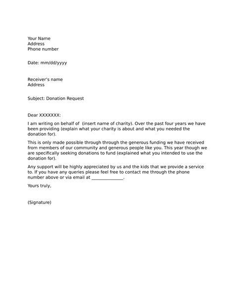 sample solicitation letter for donations|15 Sample Letters of Request for Donation .